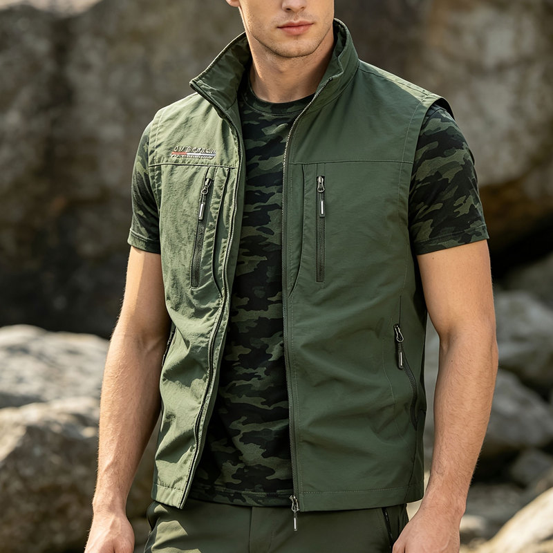 Winter Clothing Pk - Rompi Pria, Jaket Lari, Kemeja Tanpa