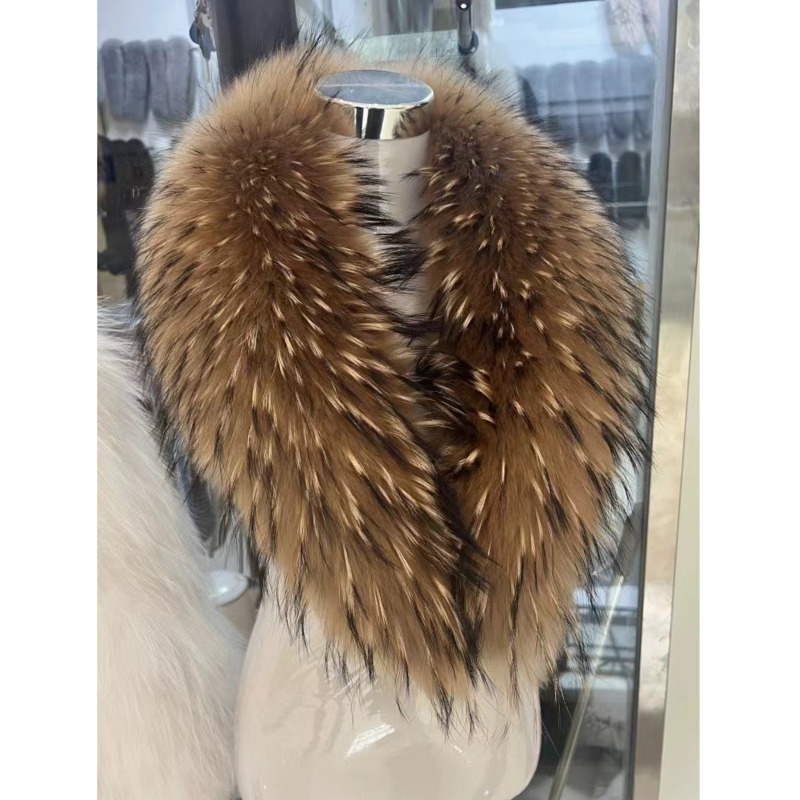 Winter Clothing Pk - Kerah Bulu Rakun Wanita Musim Dingin