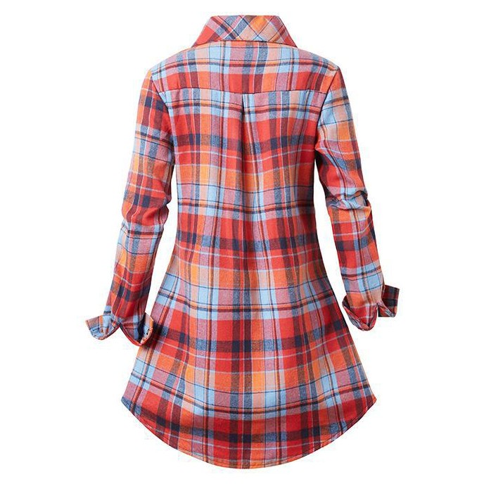 Gaun Kemeja Lengan Panjang Ber - Winter Clothing For Women ulasan dan harga