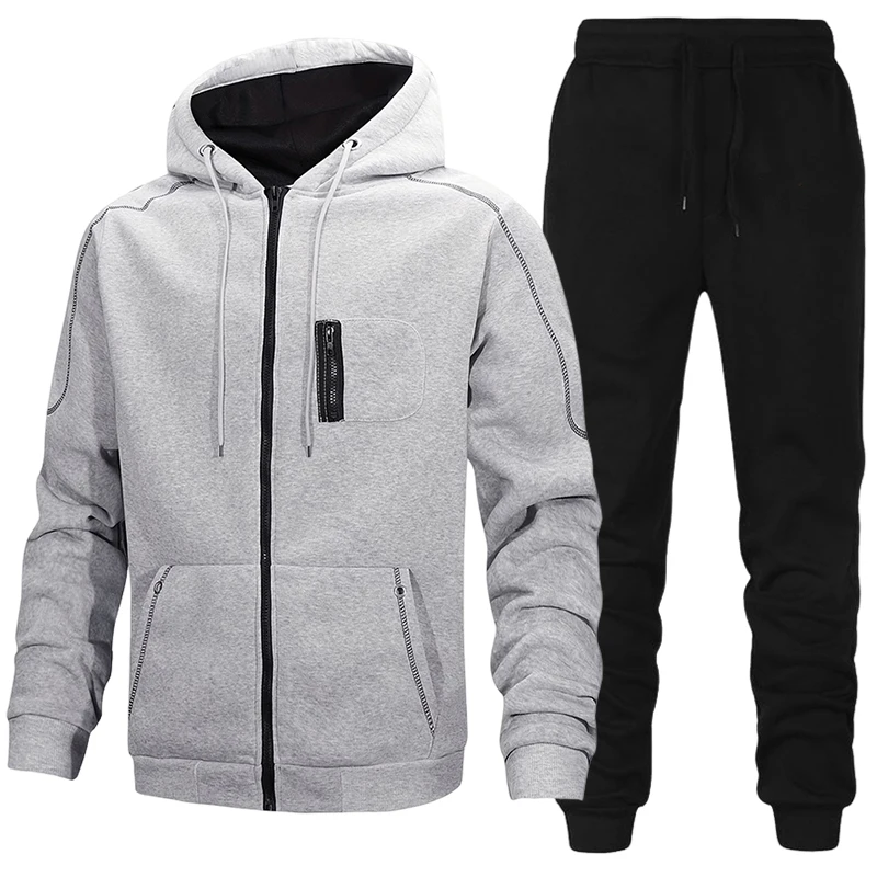 Setelan Olahraga Pria, Hoodie  - Winter Clothing Pk ulasan dan harga
