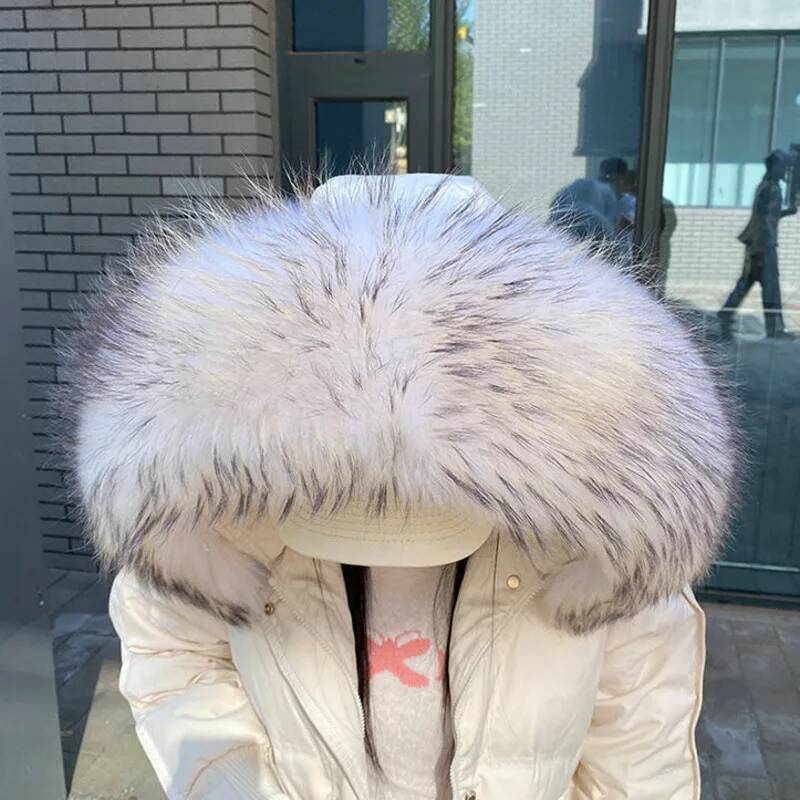 Kerah Bulu Rakun Untuk Jaket W - Winter Clothing Pk ulasan dan harga