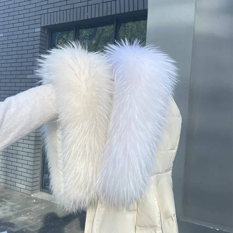 Kerah Bulu Rakun Untuk Jaket W - Winter Clothing Pk ulasan dan harga