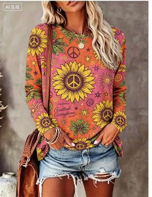 Kaos Wanita Lengan Panjang Mot - Winter Clothing For Women ulasan dan harga