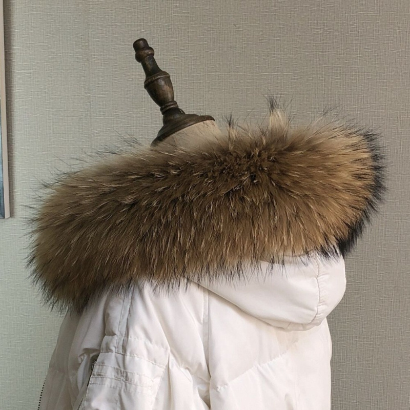 Kerah bulu asli untuk mantel p - Winter Clothing Pk ulasan dan harga