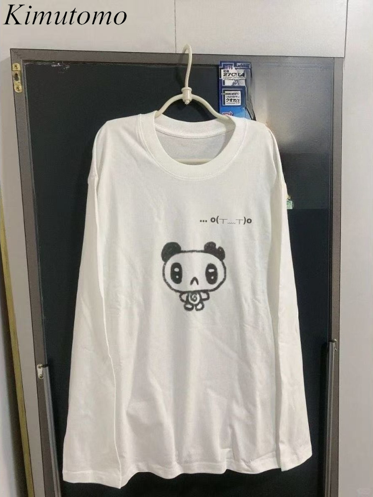 Kimutomo T Shirt Wanita Gambar - Winter Clothing For Women ulasan dan harga